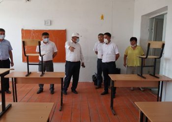 АУДАНДАҒЫ ҚҰРЫЛЫС ЖҰМЫСТАРЫ ЖАНДАНДЫ