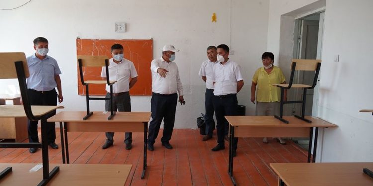 АУДАНДАҒЫ ҚҰРЫЛЫС ЖҰМЫСТАРЫ ЖАНДАНДЫ