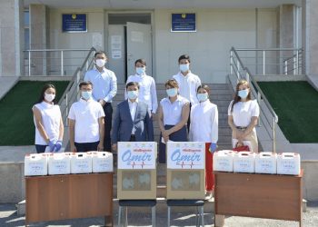 «Nur Otan» партиясы Түркістан облыстық филиалының ұйымдастыруымен пандемияға қарсы жаңа жобалар басталды