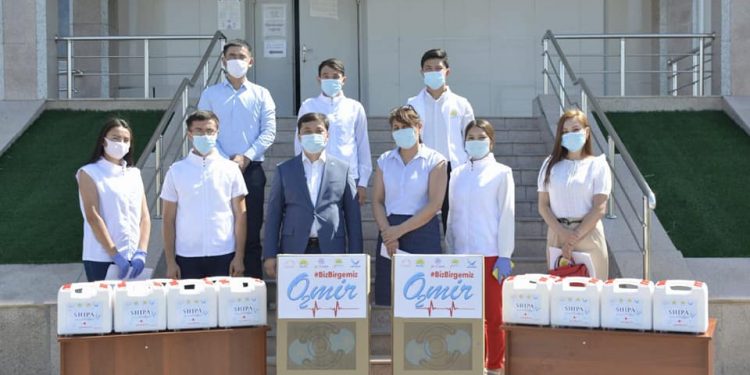 «Nur Otan» партиясы Түркістан облыстық филиалының ұйымдастыруымен пандемияға қарсы жаңа жобалар басталды