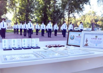Үздік полиция қызметкерлері марапатталды