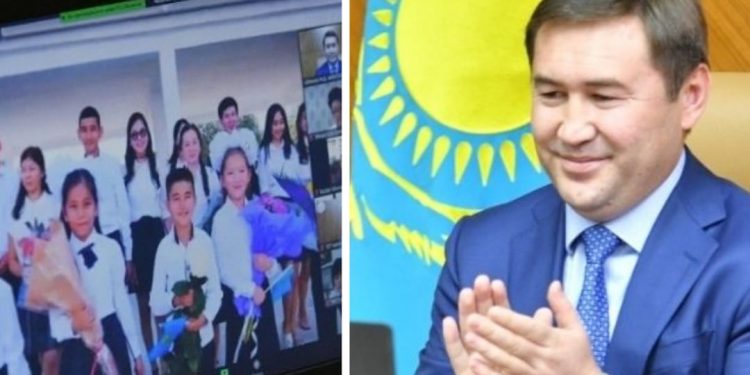 Шымкент әкімі оқушыларды онлайн режимде құттықтады