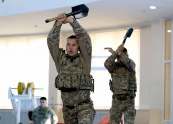 Қазақстандық әскери қызметшілер армиялық қоян-қолтық ұрыста шеберліктерін шыңдауда