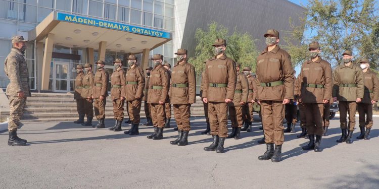 Шымкенттің әскери бөлімдері жас сарбаздармен толықты