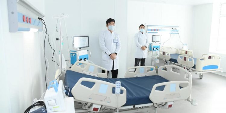 № 2 қалалық аурухананың бас ғимаратында құрылыс жұмыстары аяқталуда