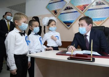 Шымкентте жаңа мектептің ашылу рәсімі өтті