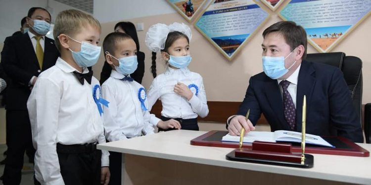 Шымкентте жаңа мектептің ашылу рәсімі өтті
