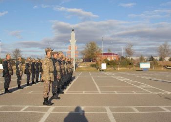 Шымкентте рота командирлері сынақ тапсырды