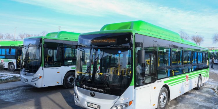 Шымкентте қоғамдық көліктің 80 пайызы жаңарды