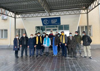 Шымкенттік құрылысшылар «Nur Otan» партиясын қолдайды