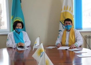 «Nur Otan» : Созақтық үміткерлер кәсіподақ ұйымдарының көшбасшыларымен кездесті