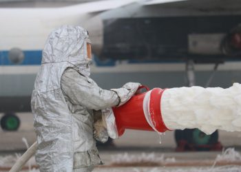 «Аэропорт Шымкент» АҚ нысанында өрт — тактикалық оқу-жаттығуы өткізілді