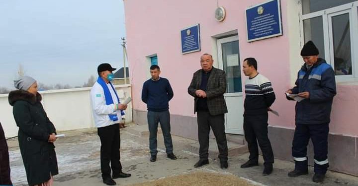 «Шолаққорған Су» мекемесінің ұжымы «Nur Otan» партиясын қолдайды