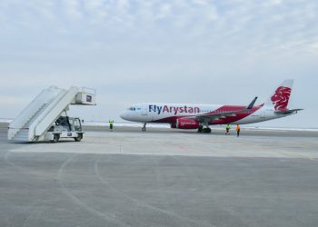 Түркістан әуежайы алғашқы тұрақты рейсті қабылдады