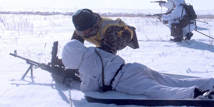 Қарулы күштерде жауынгерлік даярлықтан сабақтар өтті