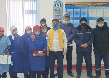 Түркістан-Созақ : Жуантөбе ауылының тұрғындары «Nur Otan»партиясының сайлауалды бағдарламасымен танысты