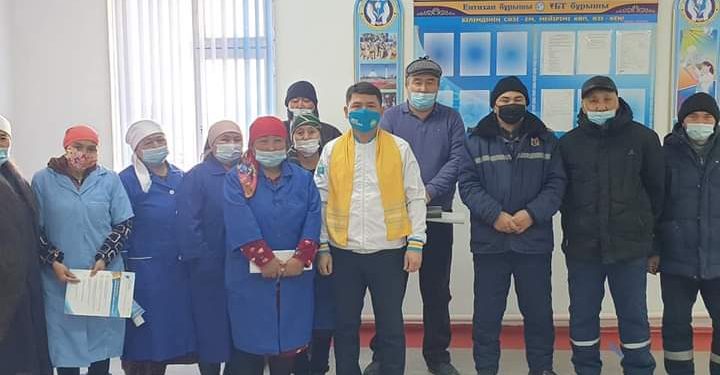 Түркістан-Созақ : Жуантөбе ауылының тұрғындары «Nur Otan»партиясының сайлауалды бағдарламасымен танысты