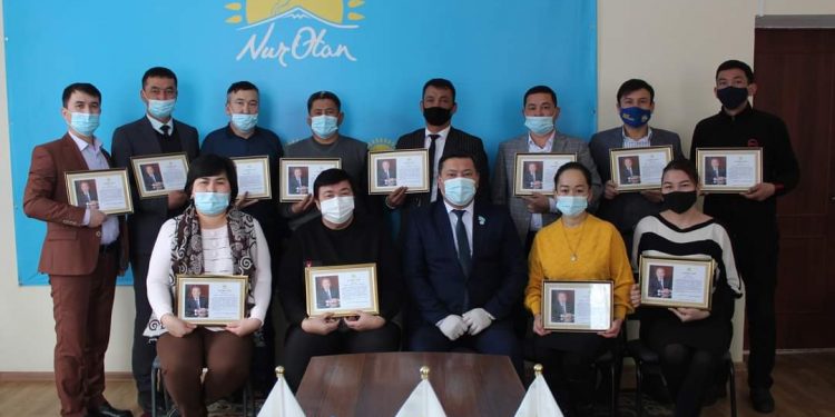 Партия белсенділері марапатталды