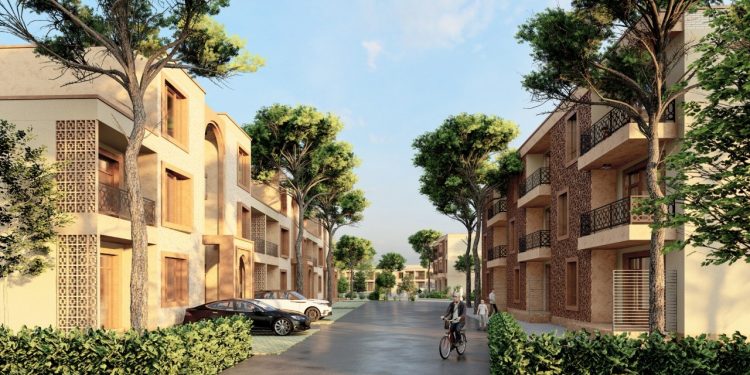 Түркістанда шығыс стиліндегі тұрғын үйлер салынуда