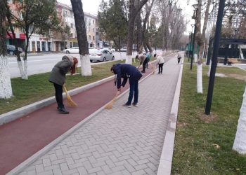 Шымкентте жалпықалалық сенбілік өтті