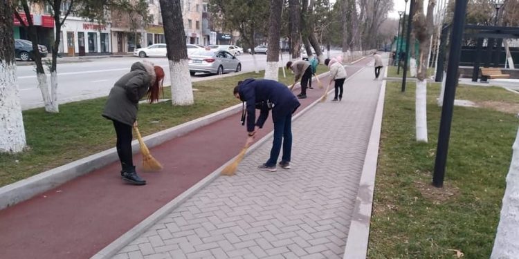 Шымкентте жалпықалалық сенбілік өтті
