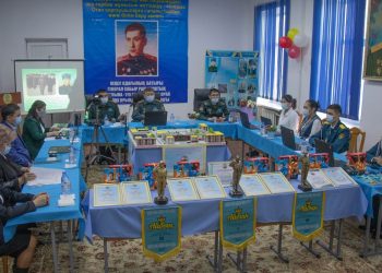 Шымкенттік жас сарбаздар даңқты генералдың ерлігін насихаттауға арналған Республикалық байқауда бақ сынауда