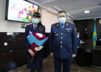 Мереке қарсаңында полицей арулар марапатталды