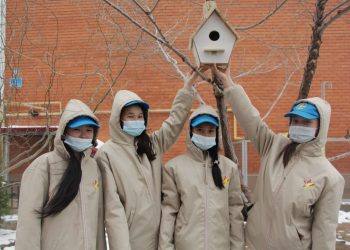 Шымкент : Жас сарбаздықтар табиғатқа жанашырлық танытты