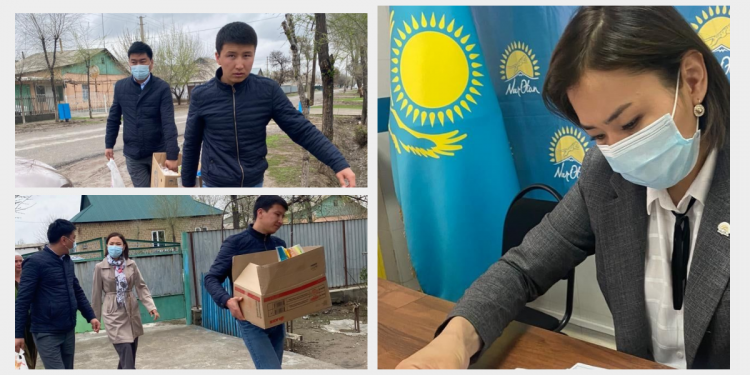 Мақтааралдық депутат тұрғындарға қолдау көрсетті