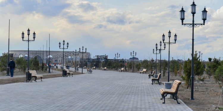 Түркістан жасыл шаһарға айналып келеді