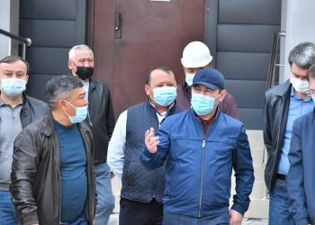 Шымкент әкімі көпқабатты тұрғын үй құрылысы нысандарының сапасын тексерді