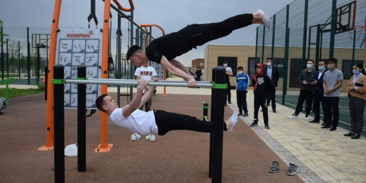 Түркістан: «Street workout» спорты насихатталды