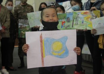 Шымкент гарнизонында балалар суреттері байқауы өтті