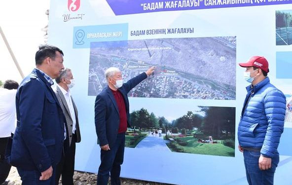 Шымкент: Бадам аллеясы «Тәуелсіздіктің 30 жылдығына» тарту болмақ