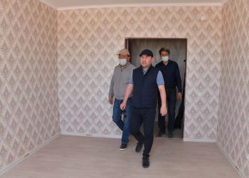 Шымкент әкімі «Нұрлы жер» бағдарламасымен салынып жатқан тұрғын үйлердің сапасын бақылады