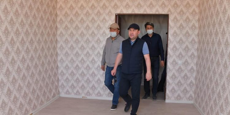 Шымкент әкімі «Нұрлы жер» бағдарламасымен салынып жатқан тұрғын үйлердің сапасын бақылады