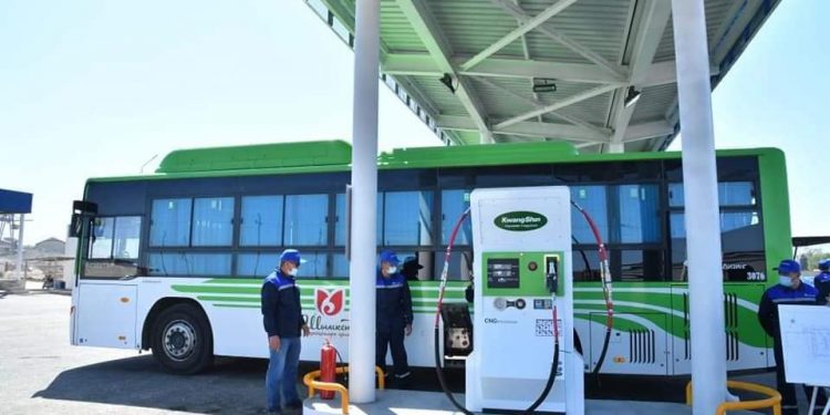 Шымкентте газ толтыру компрессорлық станциясы ашылды