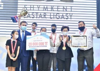 Шымкент әкімі шахмат ойынының жеңімпаздарын марапаттады.