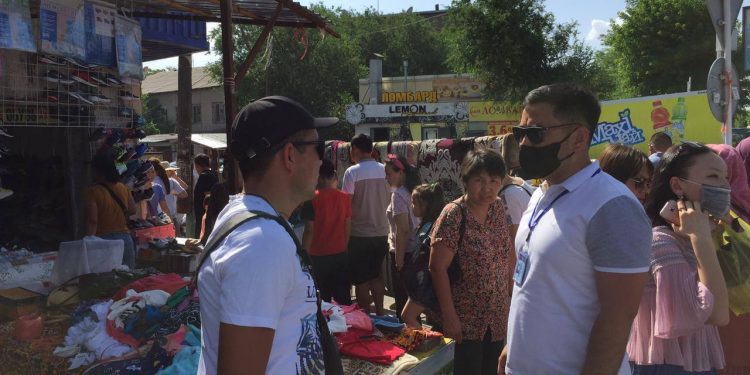 Шымкентте рейдтік тексеру жұмыстары жүргізілді