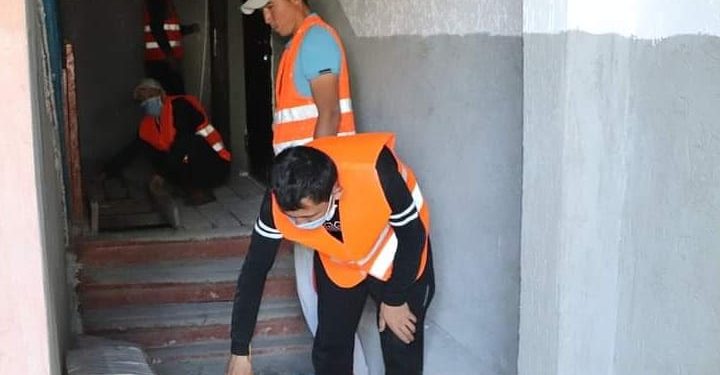 Кентауда көпқабатты тұрғын үйлер жаңартылуда