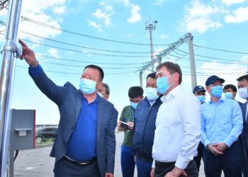 Қала әкімі «Бозарық» қосалқы станциясының құрылыс барысымен танысты