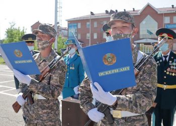 Шымкентте 120 сарбаз әскери ант қабылдады