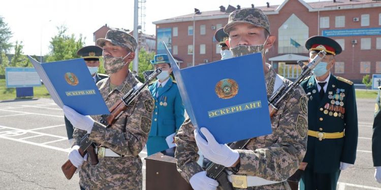 Шымкентте 120 сарбаз әскери ант қабылдады