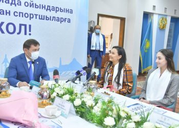 Қала әкімі XXXII жазғы олимпиада ойындарына қатысатын спортшыларды қабылдады