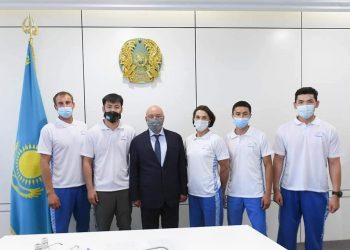 Өмірзақ Шөкеев Токио олимпиадасына қатысатын спортшыларға жеңіс тіледі