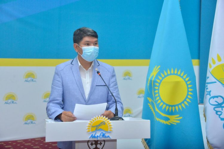 Шымкент : «Nur Otan» партиясы қалалық филиалының кеңейтілген мәжілісі өтті