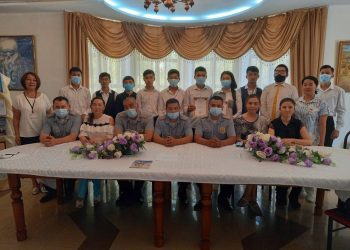 Шымкентте әскери полицейлер Мемлекеттік рәміздер күнін атап өтті