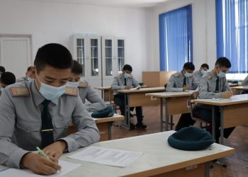 Шымкентте «Жас ұлан» мектебінің түлектері мемлекеттік емтихандар мен ҰБТ тапсырды