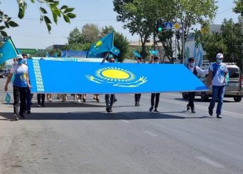Түркістан облысында мемлекеттік рәміздер күні аталып өтті