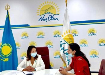 Шымкент : «Nur Otan» партиясының «30 Қайырымды іс» жобасы аясында қоғамдық қабылдау өткізілді